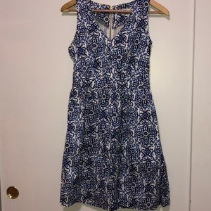 Floral fit and flare dress